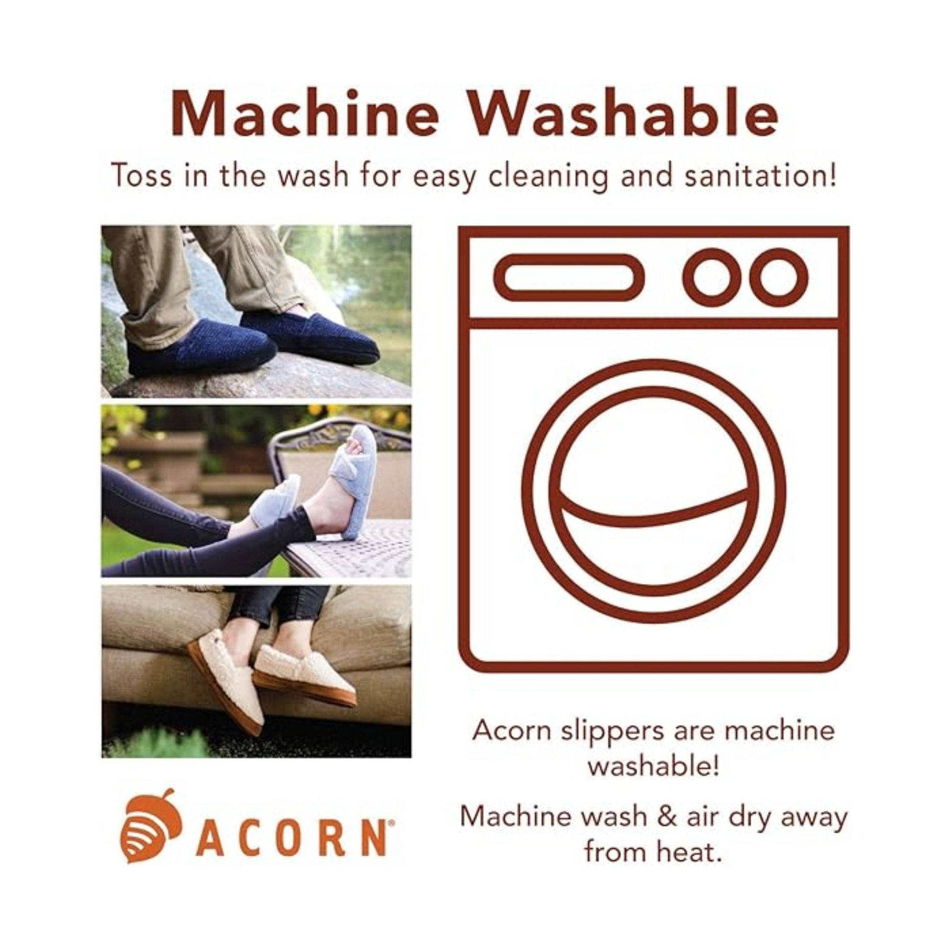 Acorn Kids' L'il Woven Trim Moc Slippers - Iris by Lenny's Shoe & Apparel