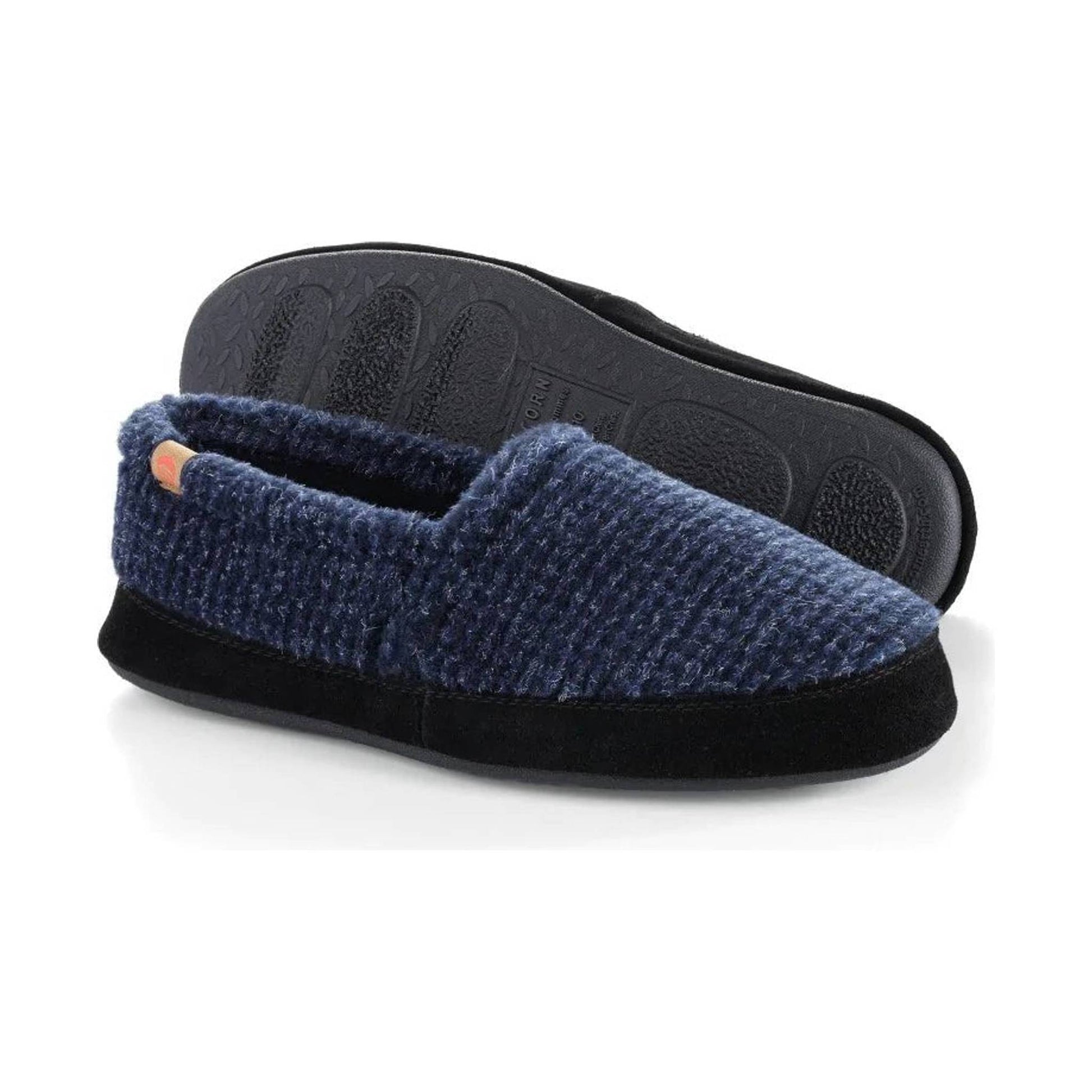 Acorn Men's Moc Slippers - Blue by Lenny's Shoe & Apparel