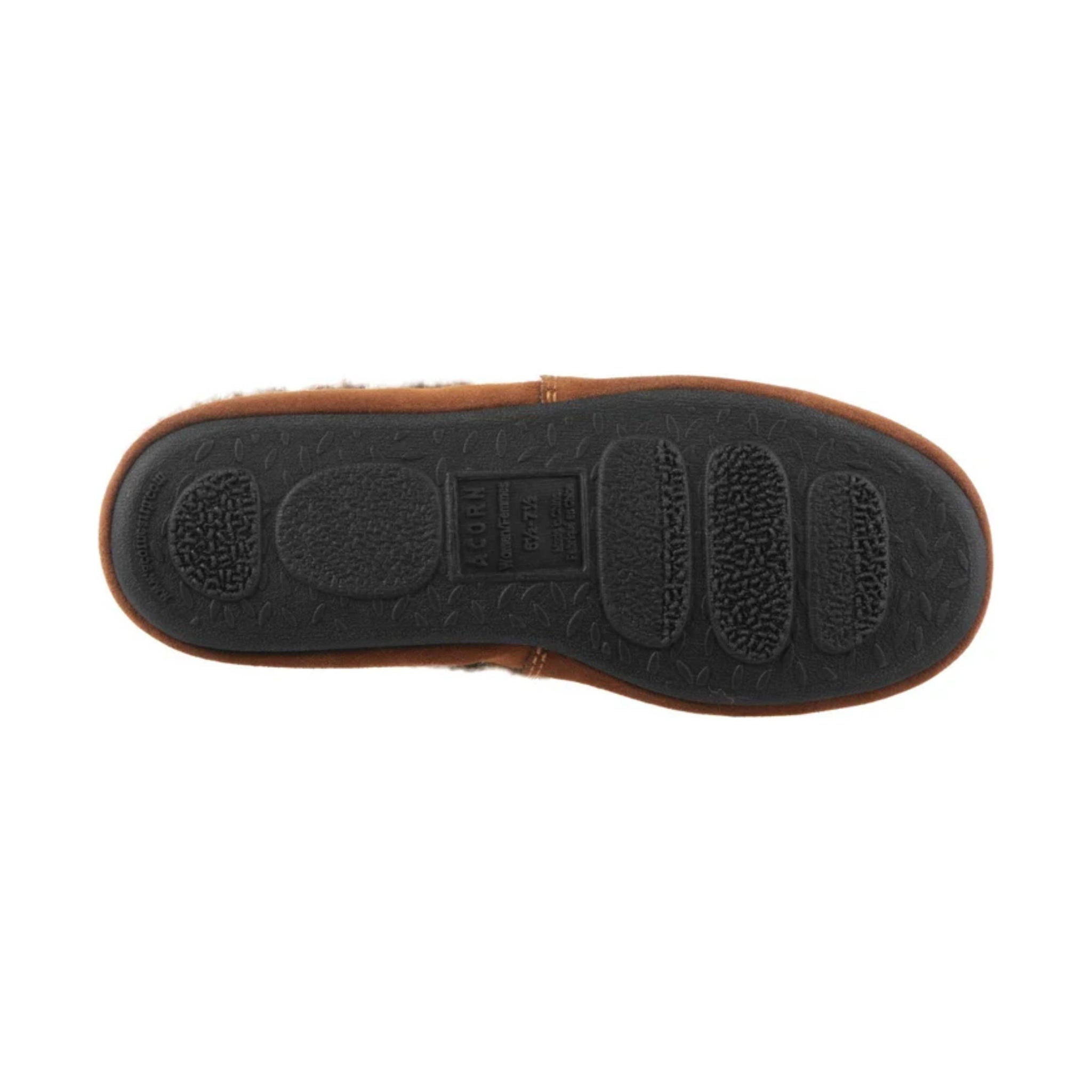 Acorn Women's Moc Slippers- Brown Berber by Lenny's Shoe & Apparel