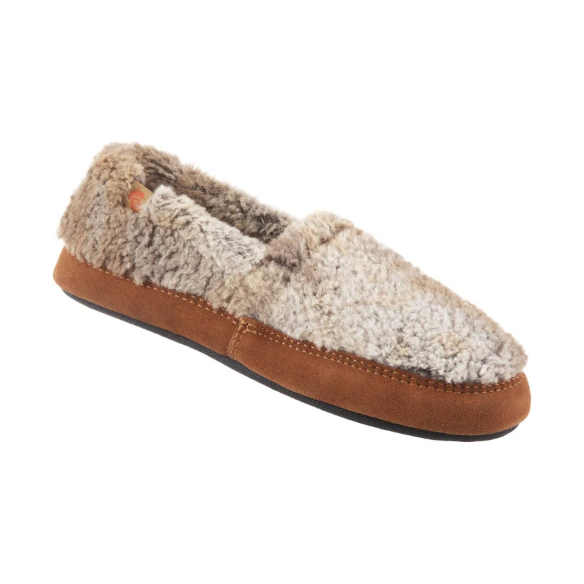Acorn Women's Moc Slippers- Brown Berber by Lenny's Shoe & Apparel