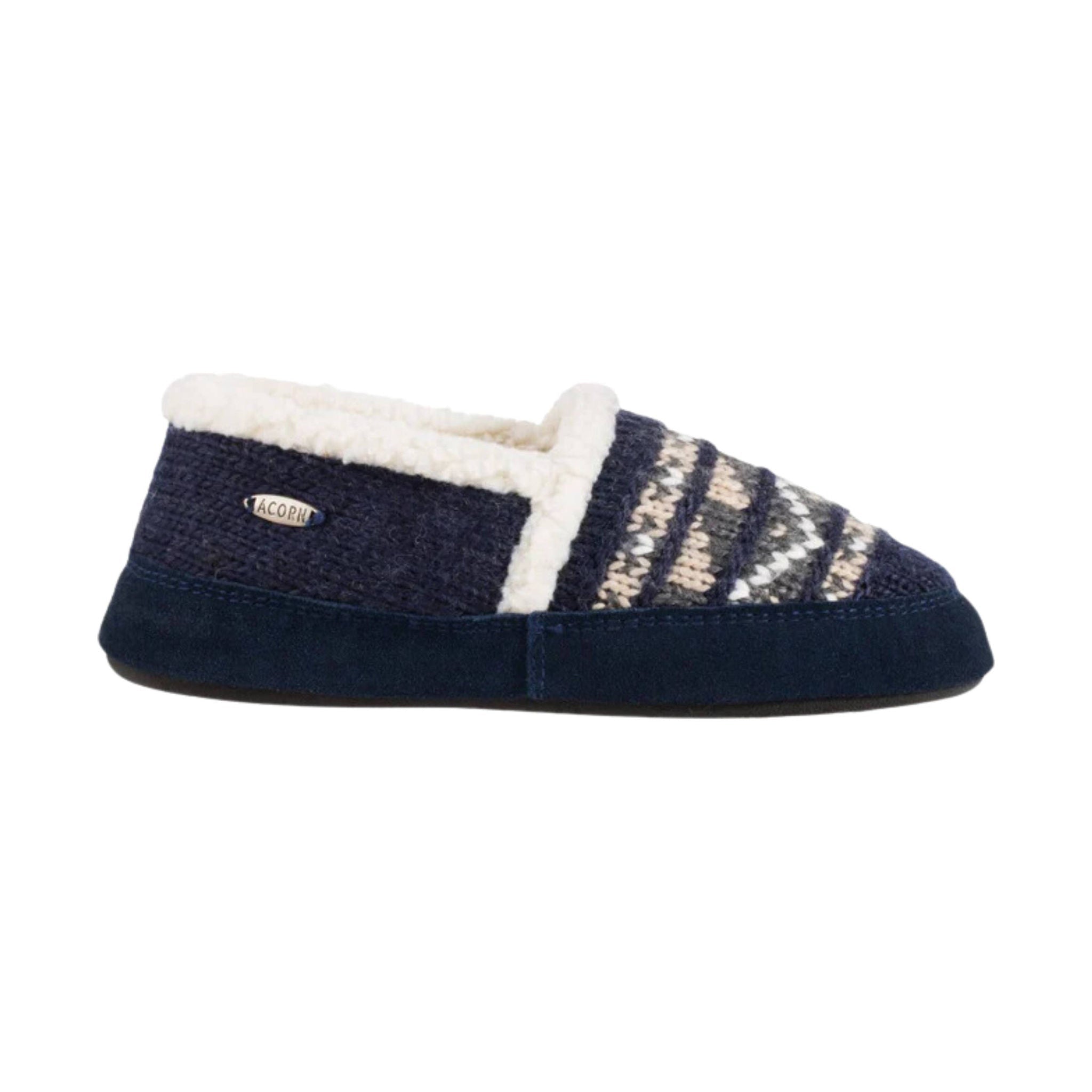 Acorn Women's Nordic Moc Slipper - Nordic Blue by Lenny's Shoe & Apparel