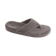 Acorn Women's Spa Thong Slipper - Grey by Lenny's Shoe & Apparel