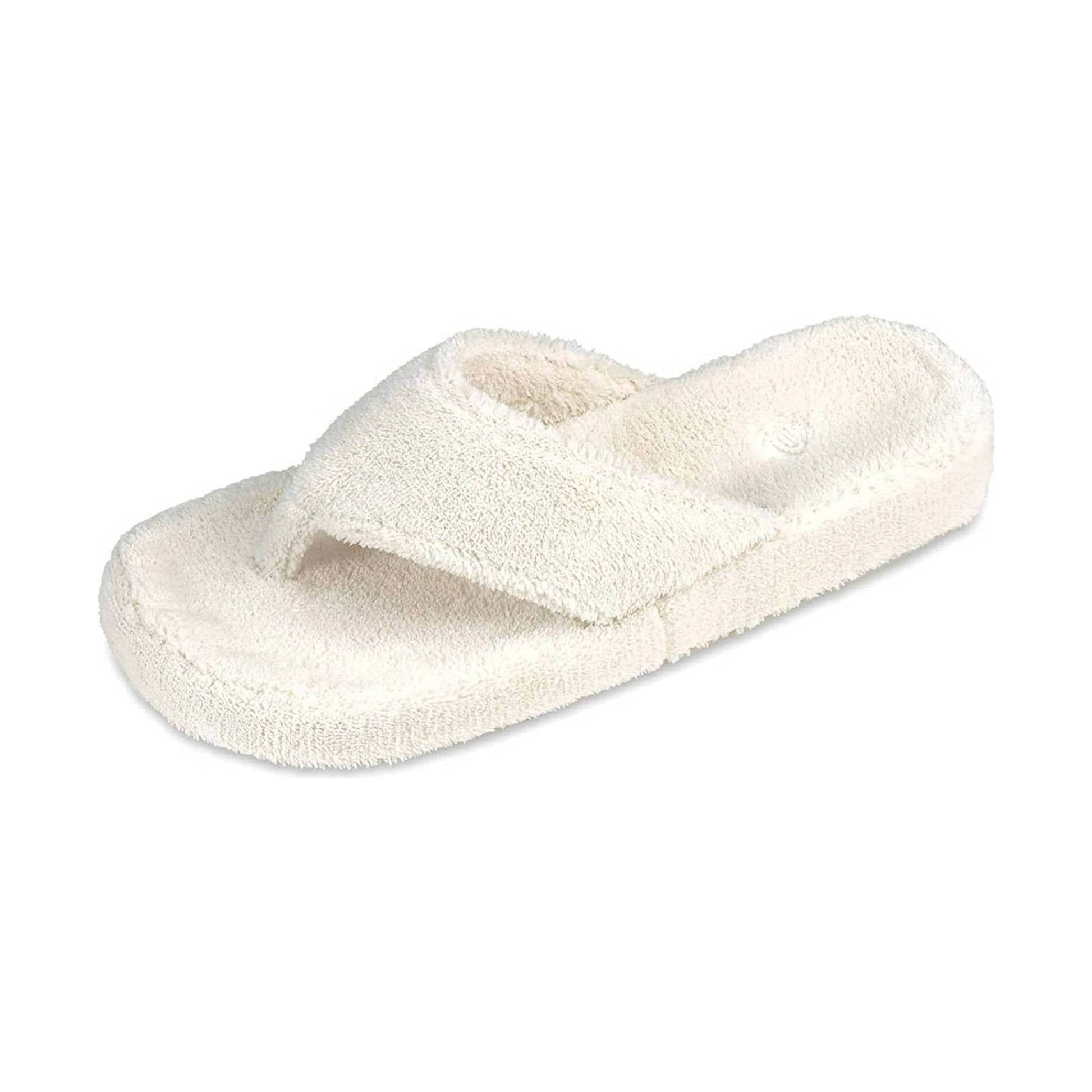 Acorn Women's Spa Thong Slipper - Natural by Lenny's Shoe & Apparel