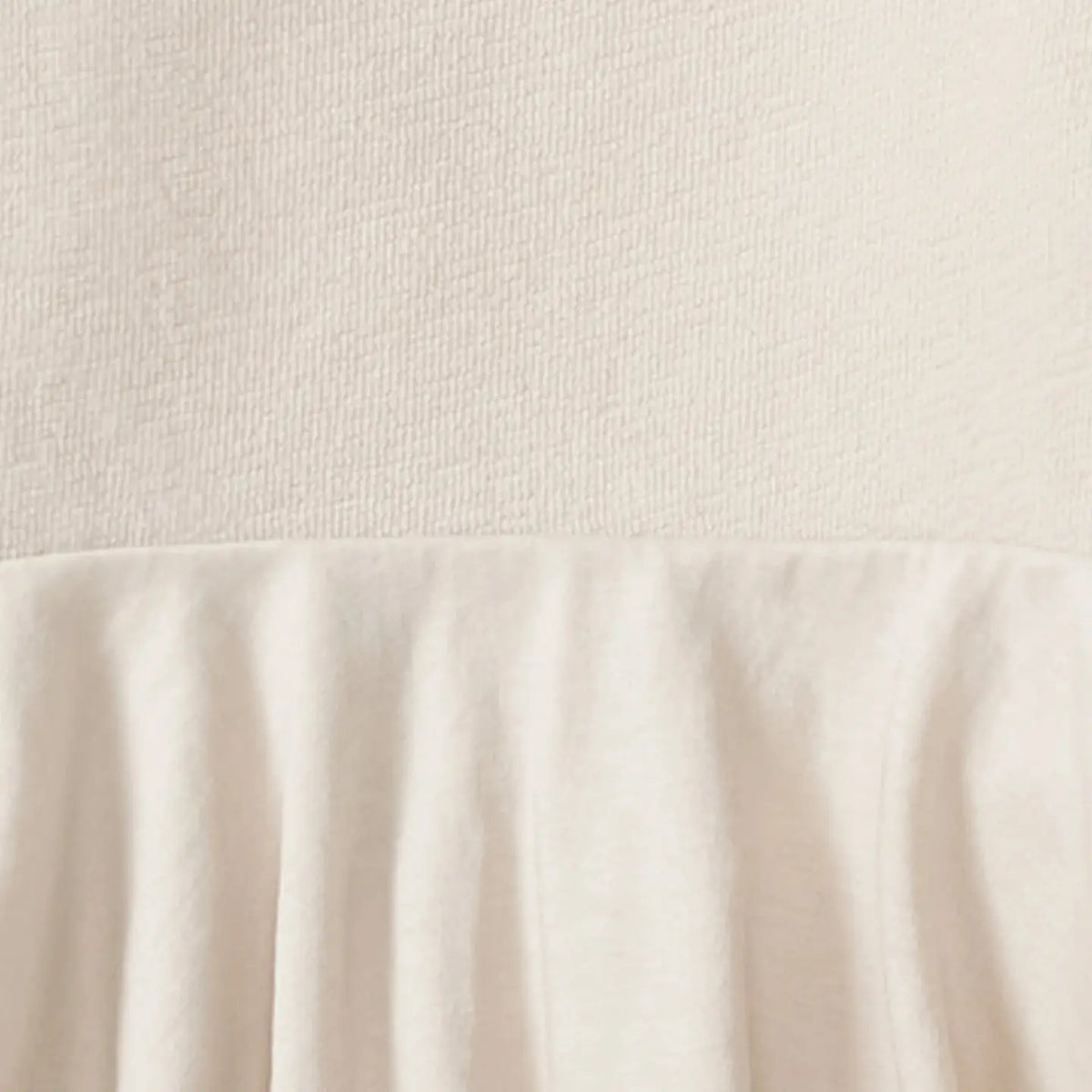 Textured Ruffle Sweatshirt Set | 100% Organic Cotton