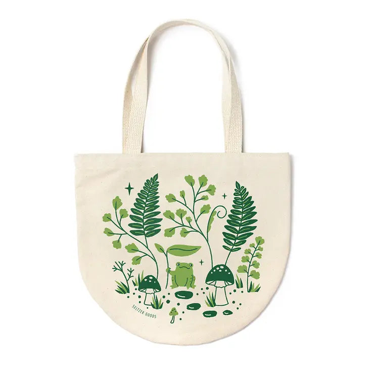 Round Canvas Tote