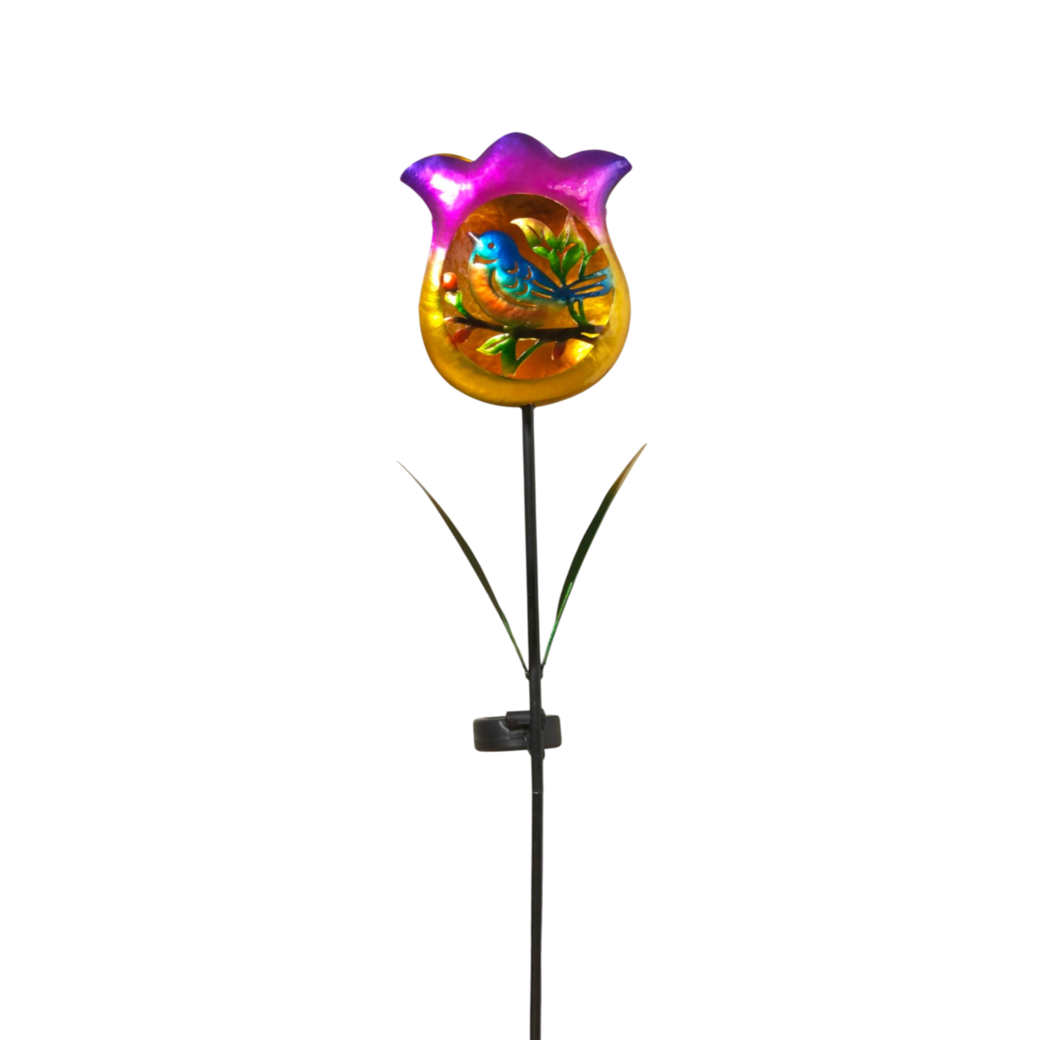 Solar-Powered Tulip Garden Stake -