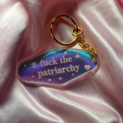 Iridescent Acrylic Keychain
