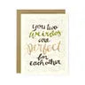 You Two Weirdos Wedding Card by Wild Lark