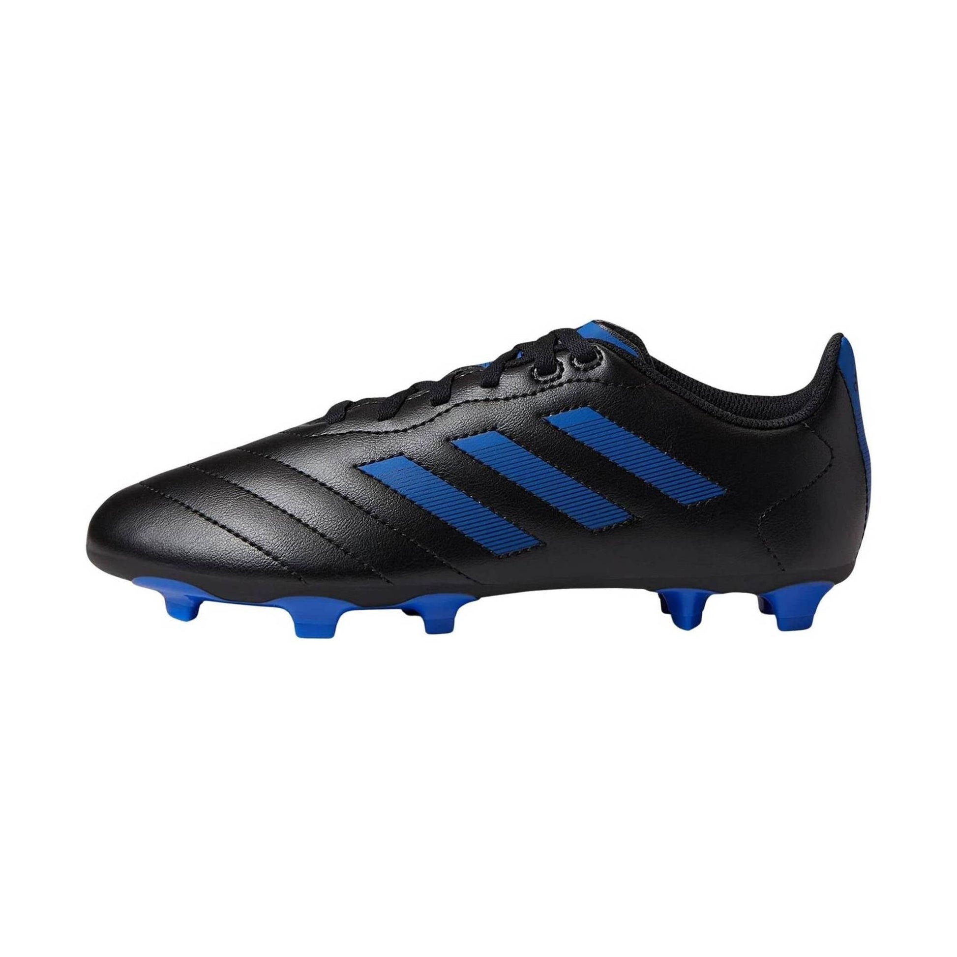 Adidas Kids' Goletto VIII FG Soccer Cleats - Black/Blue by Lenny's Shoe & Apparel