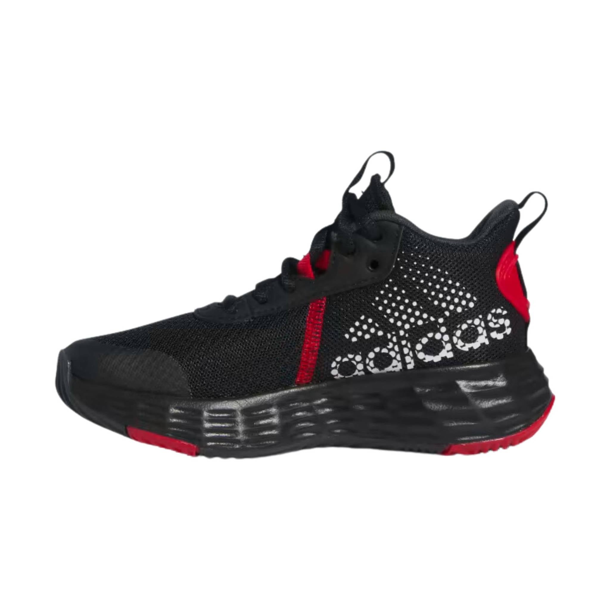 Adidas Kids' Own The Game Basketball Shoes - Black/White/Red by Lenny's Shoe & Apparel