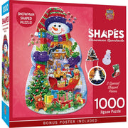 Snowman Shaped Puzzle - 1000 Pieces
