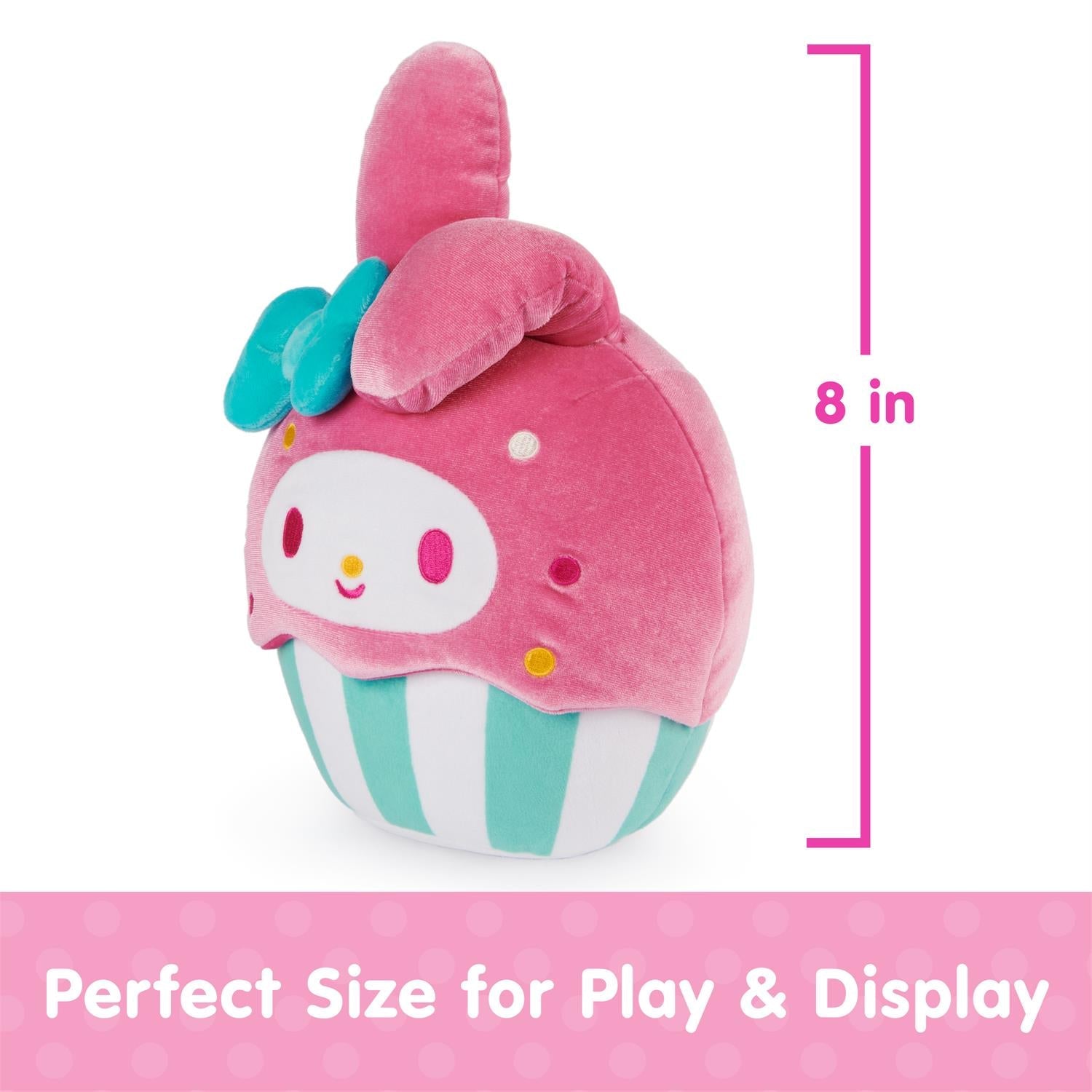 Plush Sanrio Hello Kitty My Melody Cupcake 8" by Homeportonline