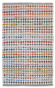 Carter Rag Rug Cotton Pink 2' x 3' by Homeportonline