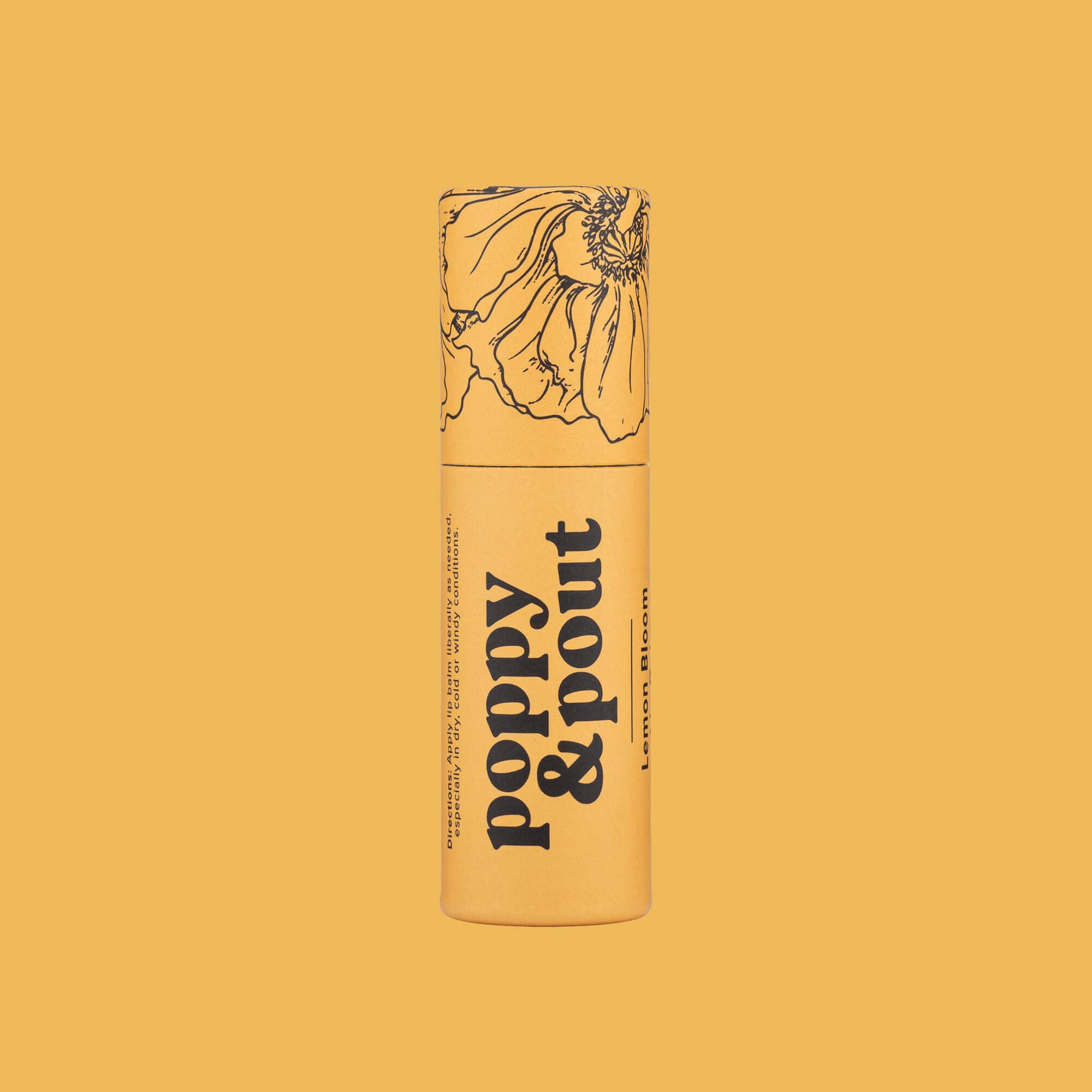 Poppy & Pout Lip Balm, Lemon Bloom by Dear Lucy