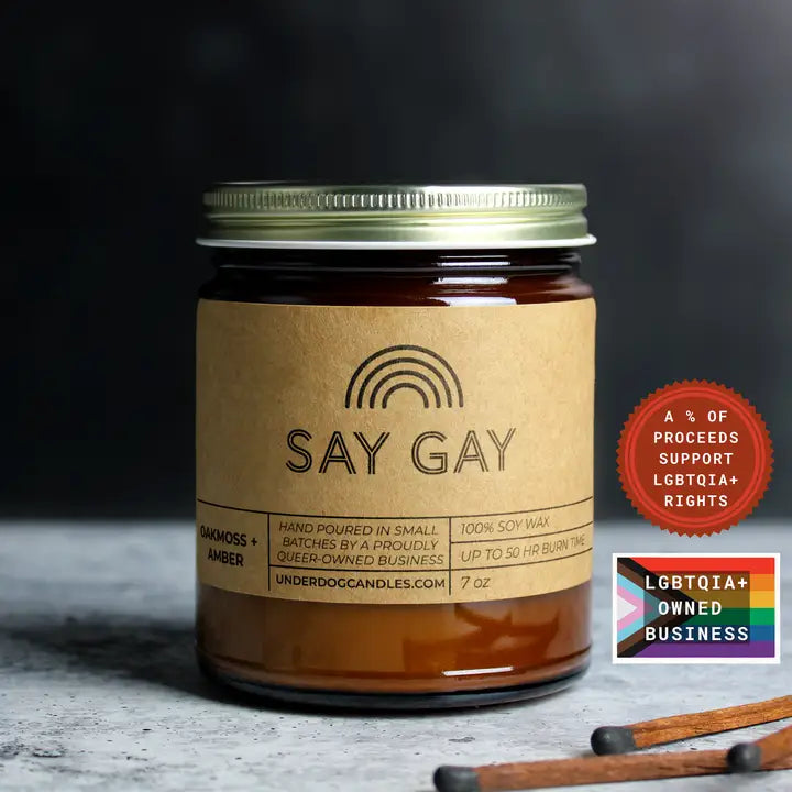 Underdog Candles 100% Soy Wax Candle