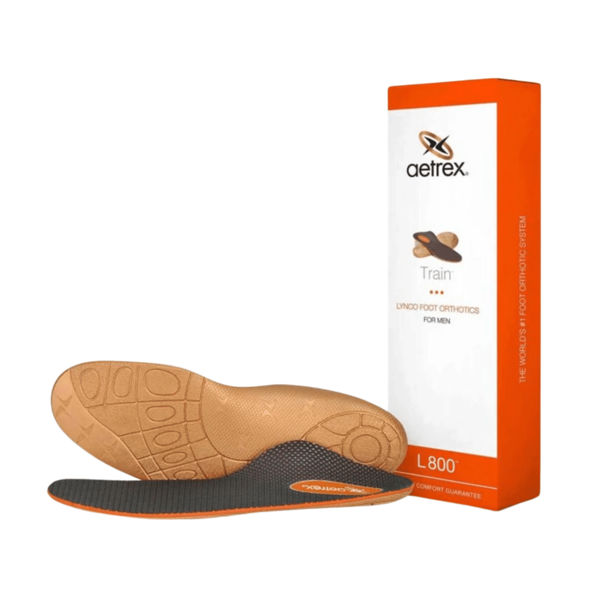 Aetrex Men's Train Orthotics - Orange by Lenny's Shoe & Apparel