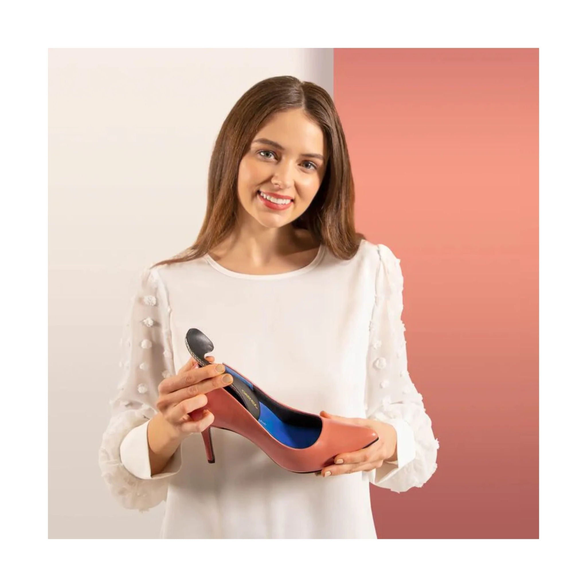 Aetrex Women's Fashion Orthotics - Grey/Black by Lenny's Shoe & Apparel