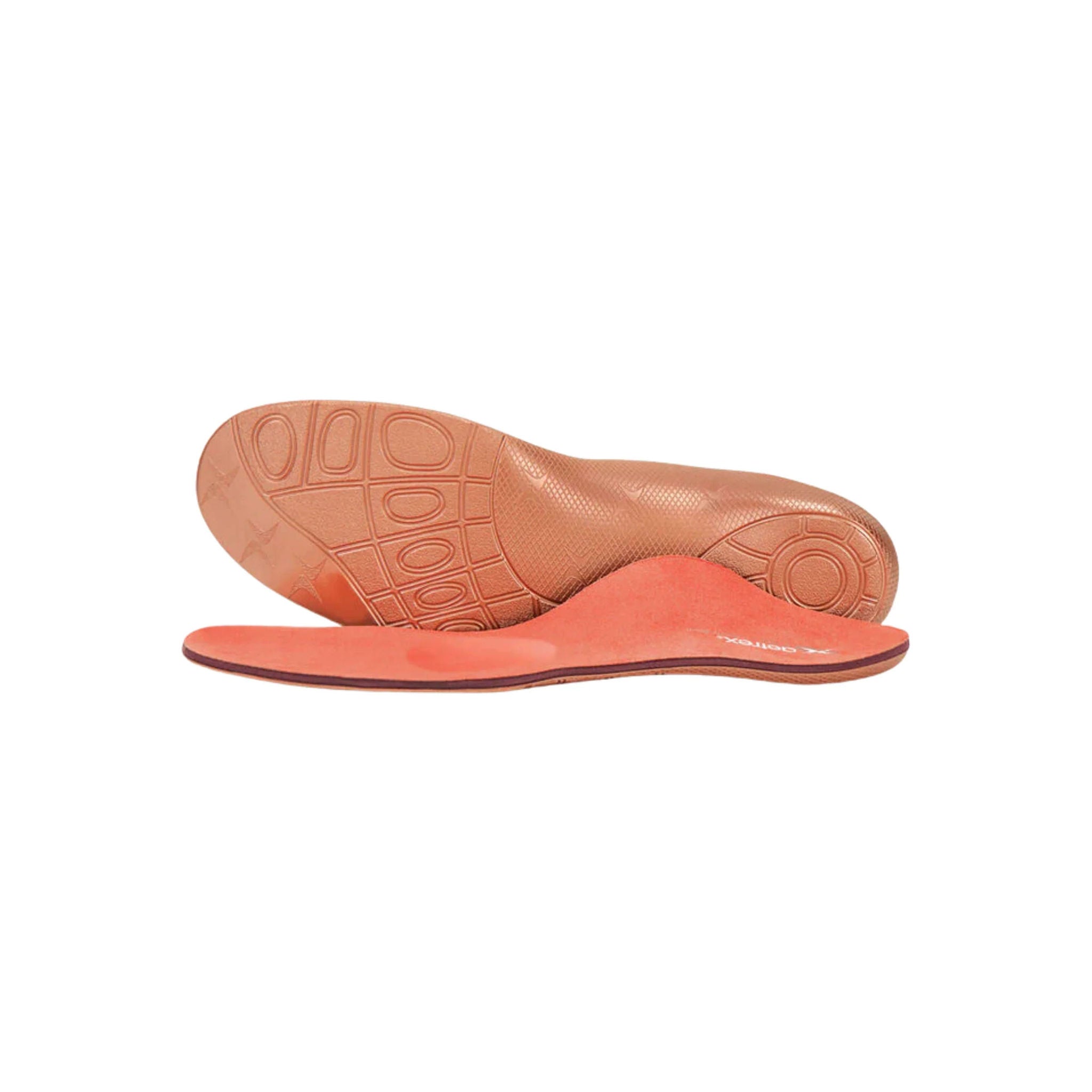 Aetrex Women's Premium Memory Foam Medium to High Arch With Metatarsal Support Orthotics - Peach by Lenny's Shoe & Apparel