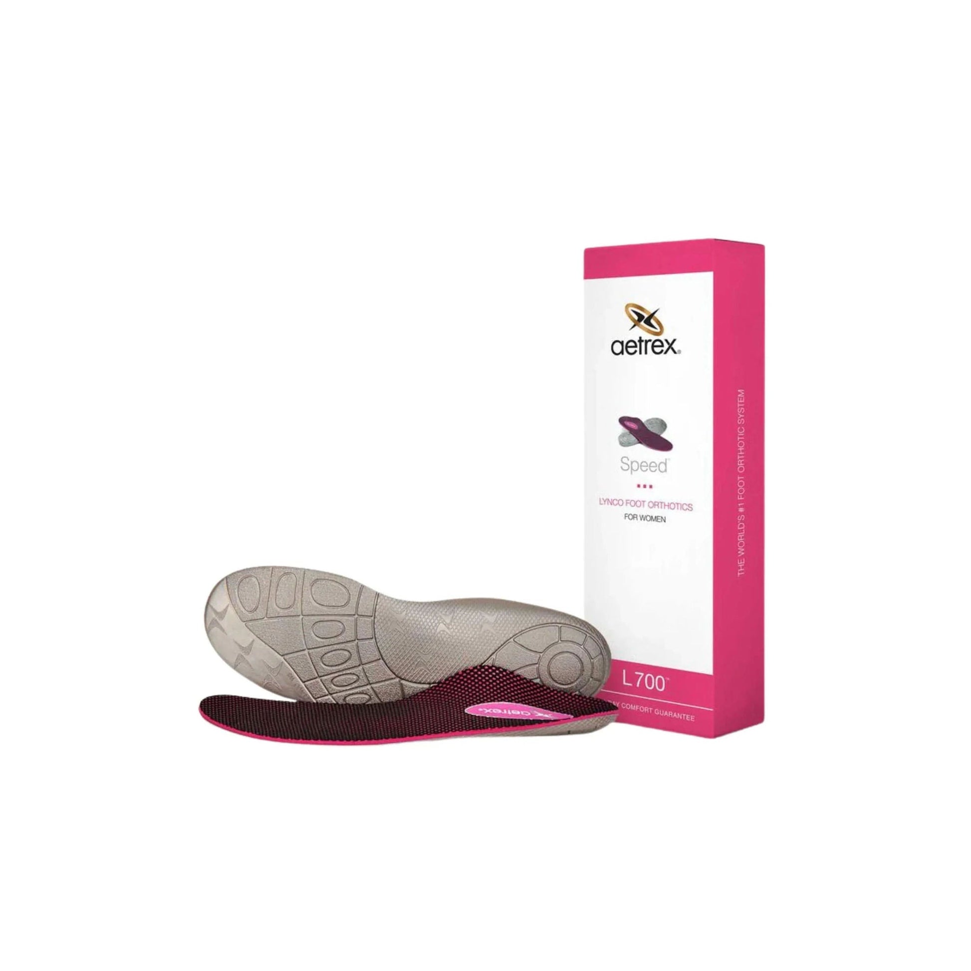 Aetrex Women's Speed For Running Orthotics - Pink by Lenny's Shoe & Apparel