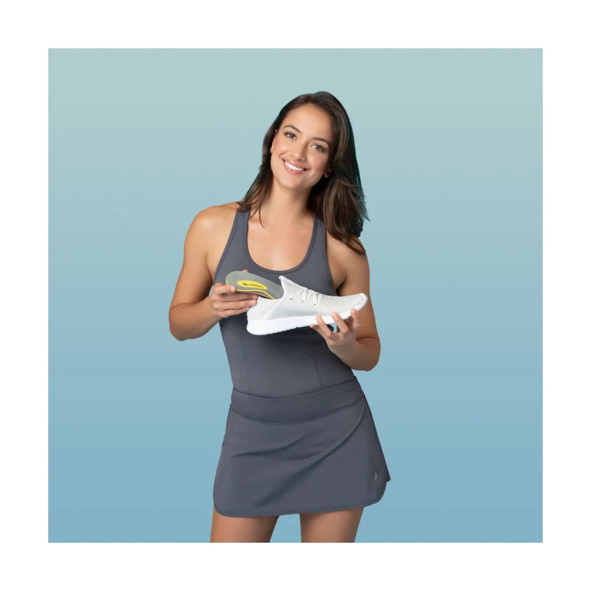 Aetrex Women's Train Medium to High Arch Orthotics - Yellow by Lenny's Shoe & Apparel