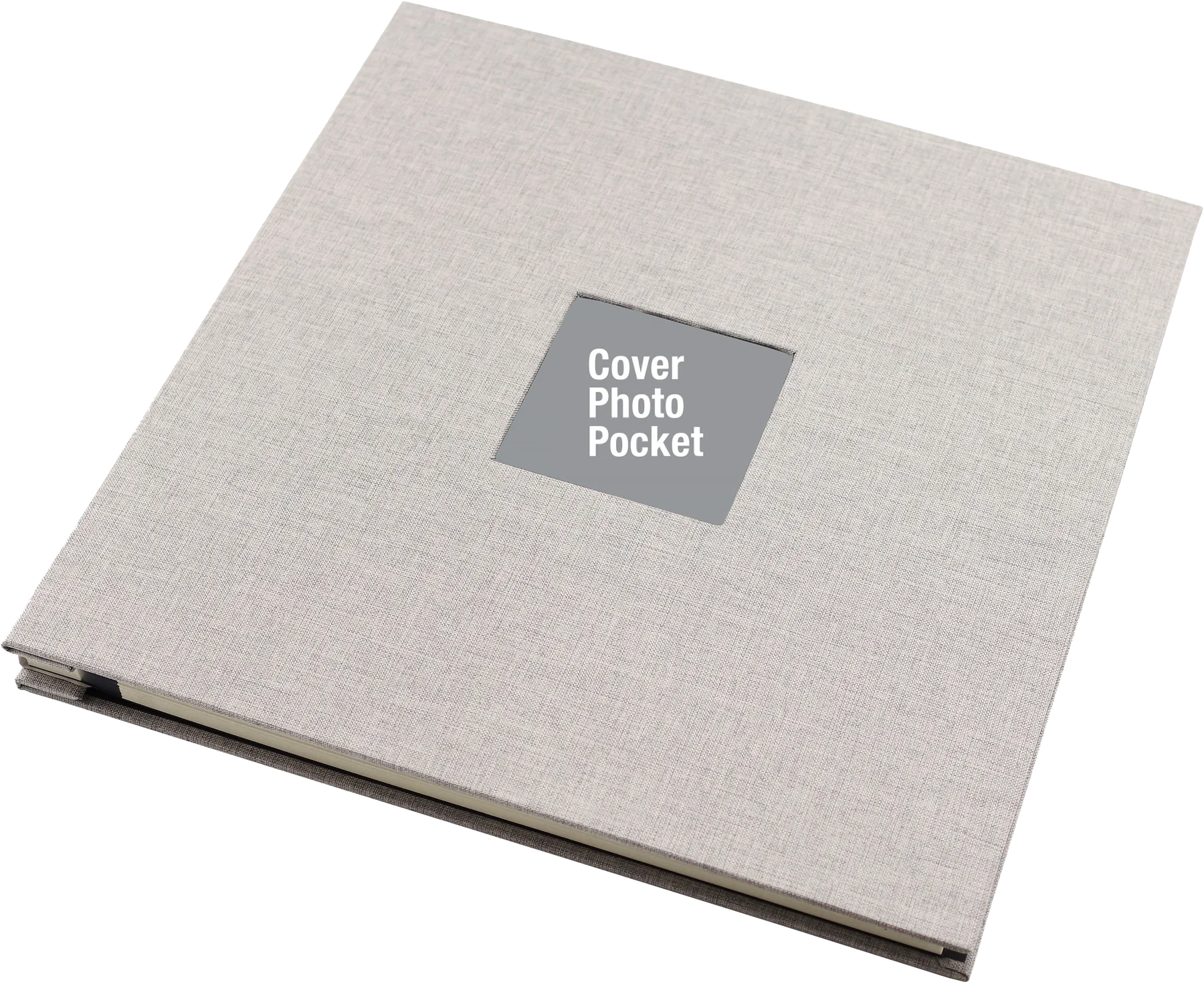 Photo Album Deluxe Holds 200 Photos Grey 12 1/8" x 13 1/4" by Homeportonline
