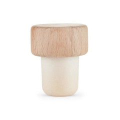 Wine Bottle Stopper Cork Wood by Homeportonline