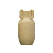 Vase Stoneware Sand Finish Cream 10.25" High by Homeportonline