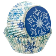 Winter Snowflake Cupcake Liners