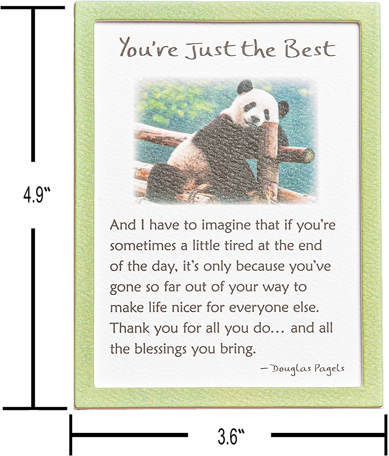 Easel-back Print with Magnet - You're Just the Best