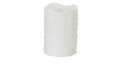 LED Textured Candle - 4x6 - White