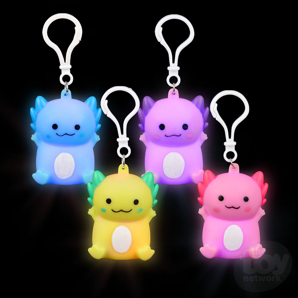 Axolotl Keychain Light Up 2.5" by Homeportonline