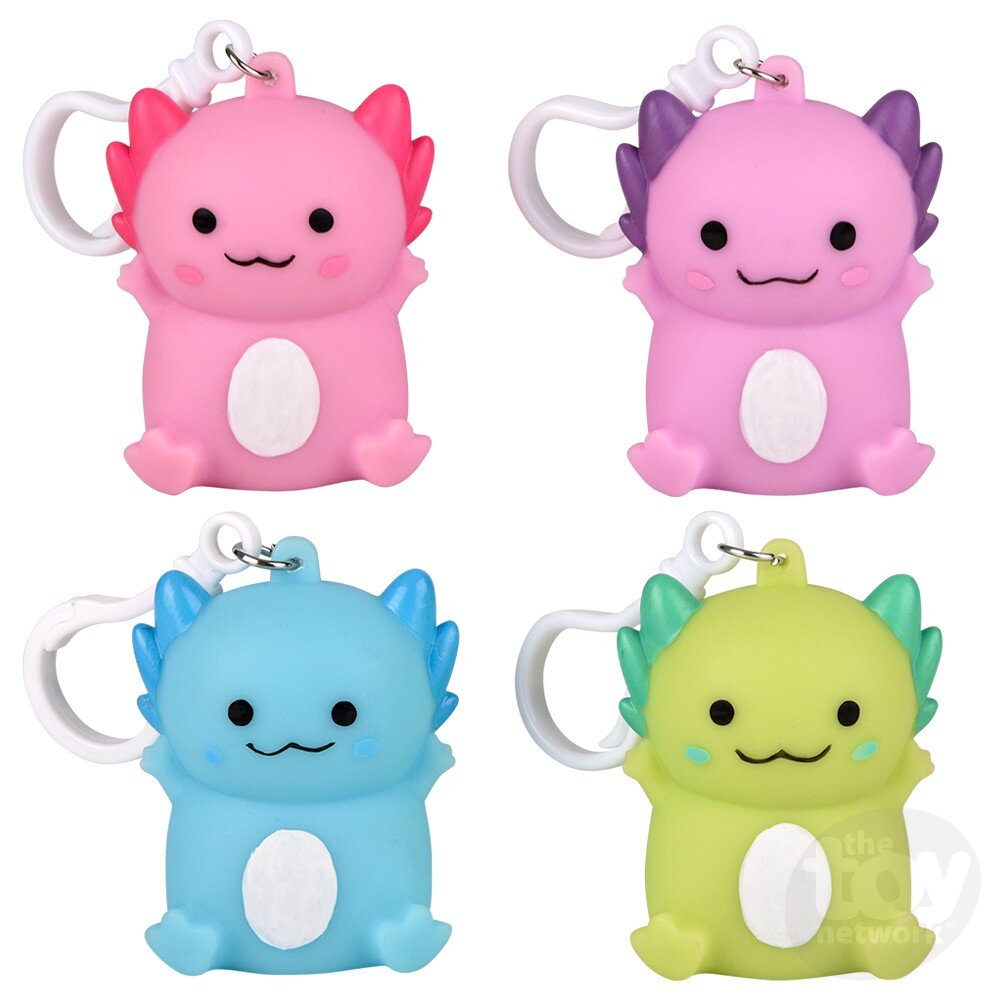 Axolotl Keychain Light Up 2.5" by Homeportonline
