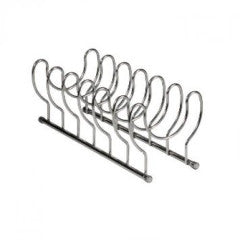Plate Holder Lid Rack Euro Chrome by Homeportonline