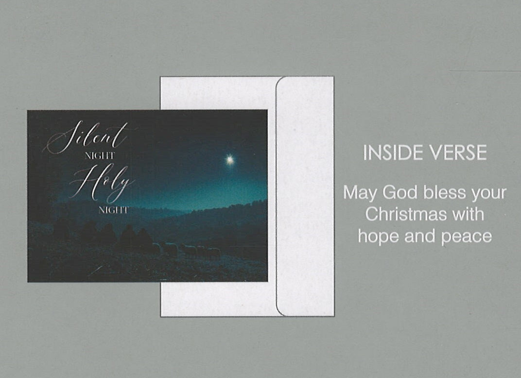 Religious Favorites Christmas Card Set - Silent Night, Holy Night