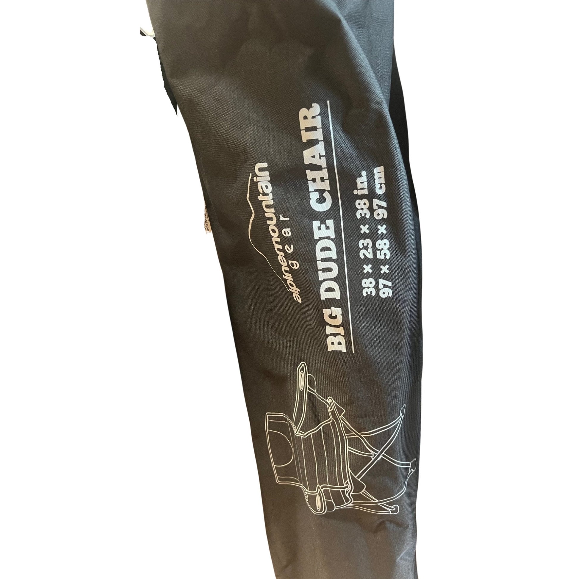 Alpine Mountain Gear Big Dude Chair - Black by Lenny's Shoe & Apparel