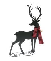 Metal Reindeer Silhouette - Looking Back