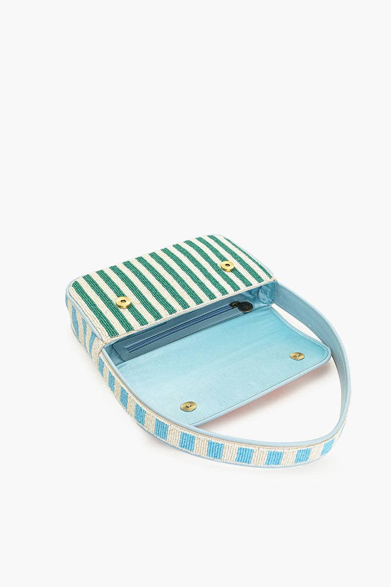 America & Beyond Sunset Check Shoulder Bag by Dear Lucy