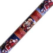 Holiday Roll Wrap - 30" x 168" - Classic Santa's Night