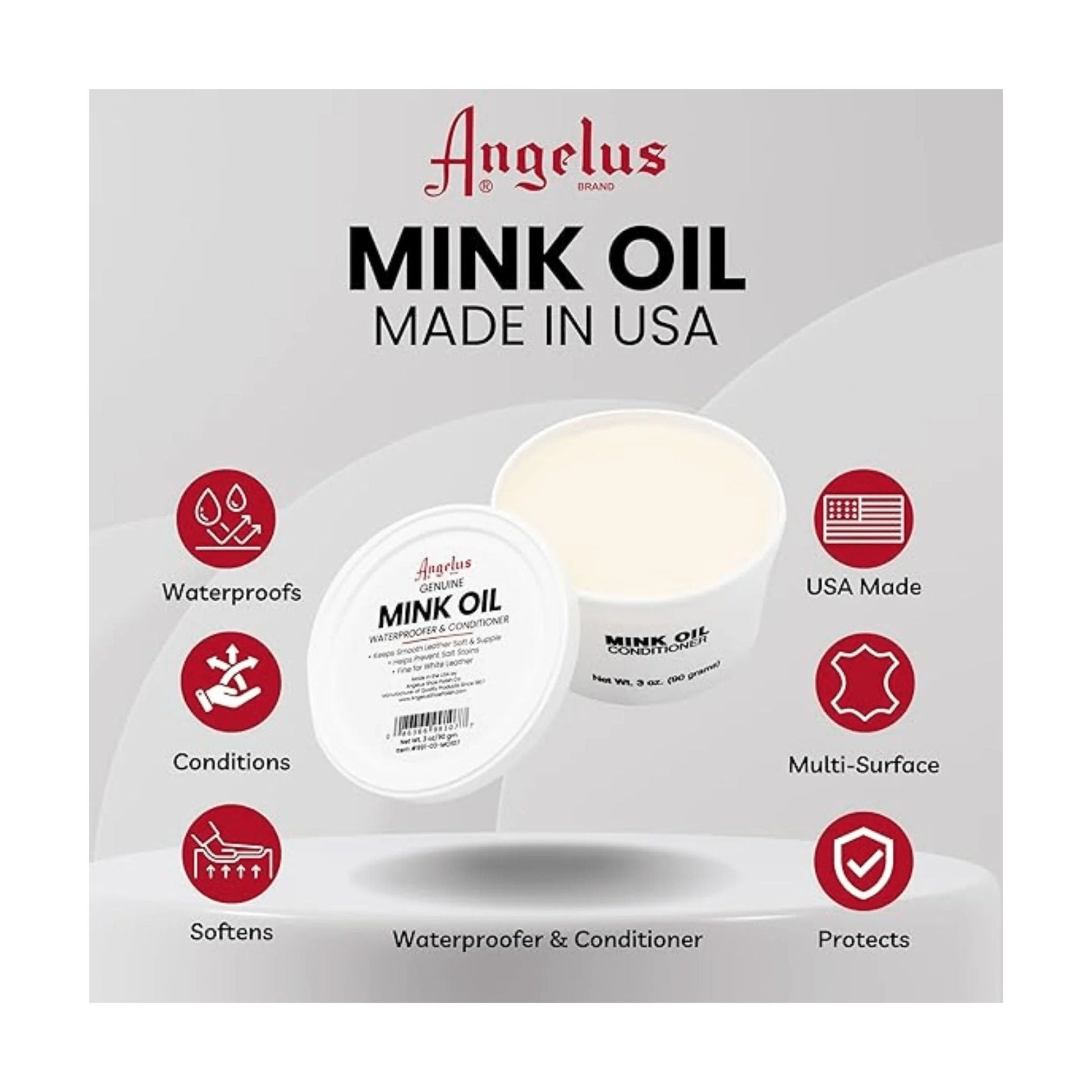 Angelus Mink Oil Paste 7.5oz by Lenny's Shoe & Apparel