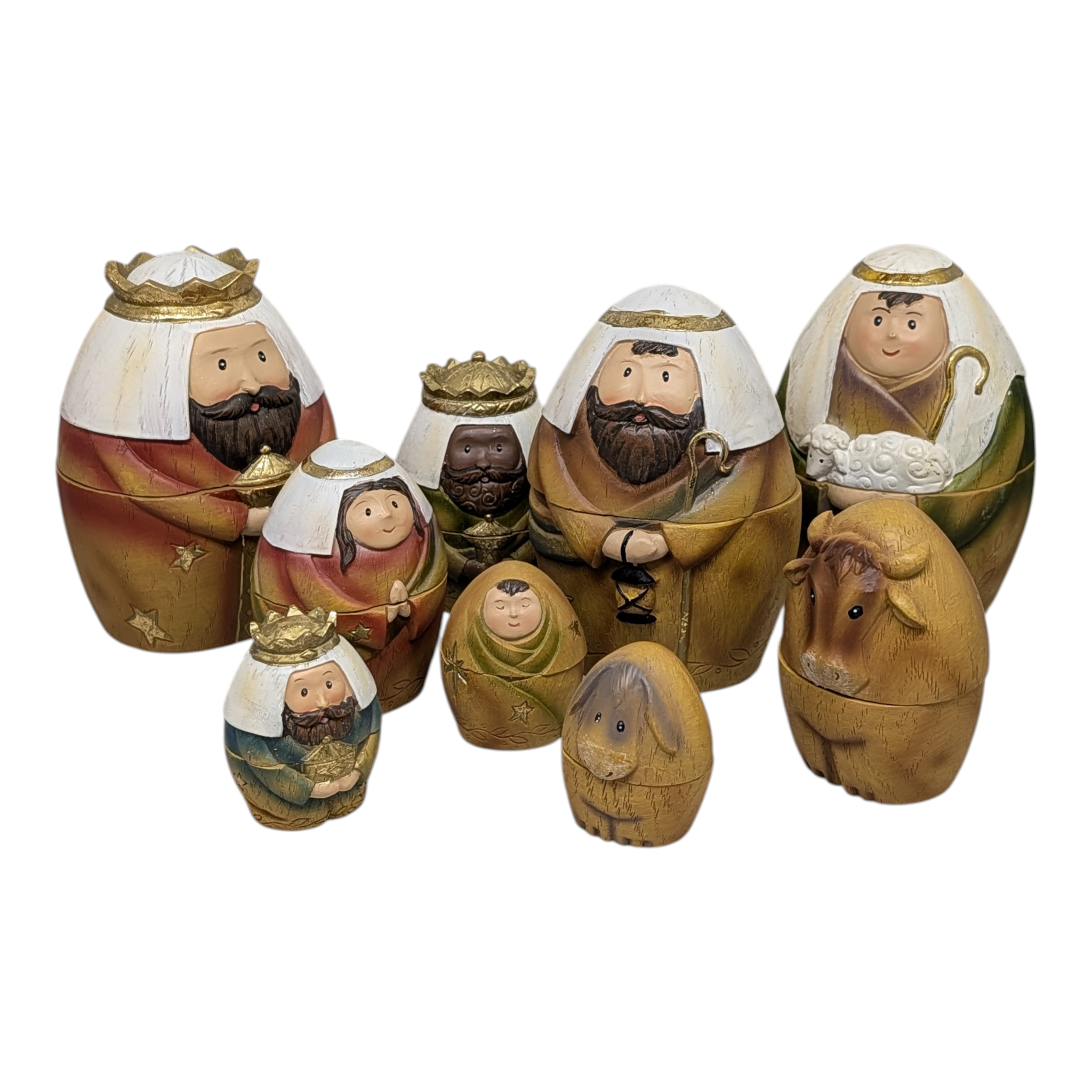 Nesting Nativity 9 Piece Set