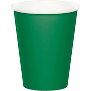 Emerald Green 9 oz Hot And  Cold Paper Cups