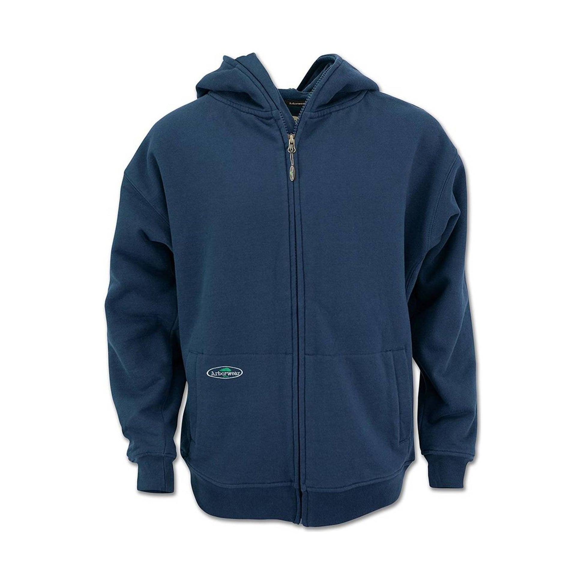Arborwear Men's Double Thick Full Zip Sweatshirt - Navy by Lenny's Shoe & Apparel