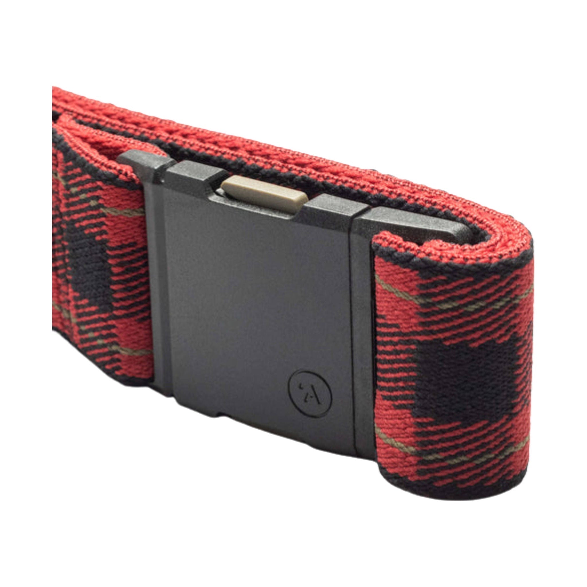 Arcade Plaid Belt - Red/Black by Lenny's Shoe & Apparel