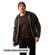 Ariat Men's Born For This Full Zip Hoodie - Charcoal Heather by Lenny's Shoe & Apparel