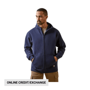 Ariat Men's Born For This Full Zip Hoodie - Navy by Lenny's Shoe & Apparel