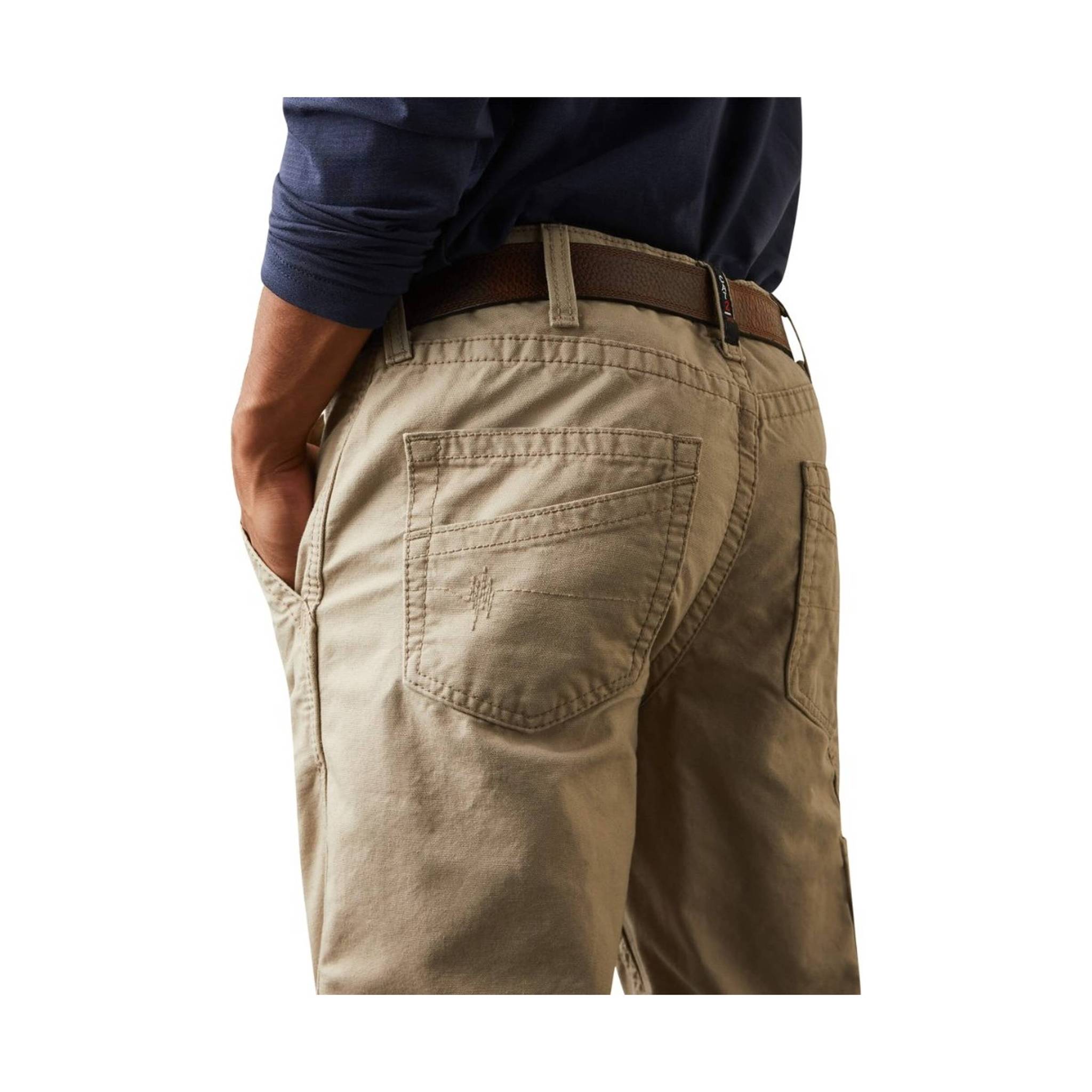Ariat Men's Flame Resistant M4 Relaxed Workhorse Boot Cut Pant - Khaki by Lenny's Shoe & Apparel