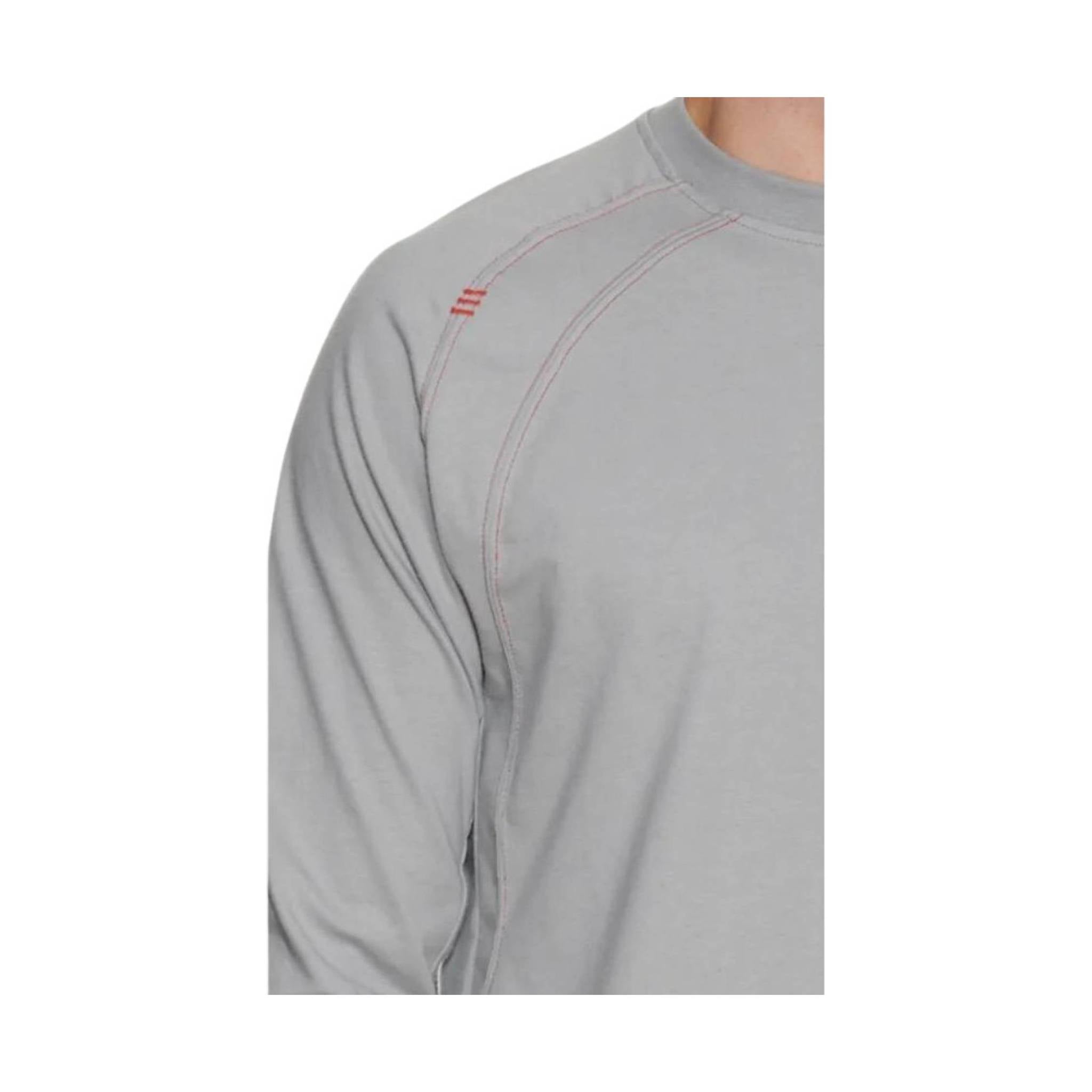 Ariat Men's Flame Resistant Work Crew Long Sleeve T-Shirt - Gray by Lenny's Shoe & Apparel