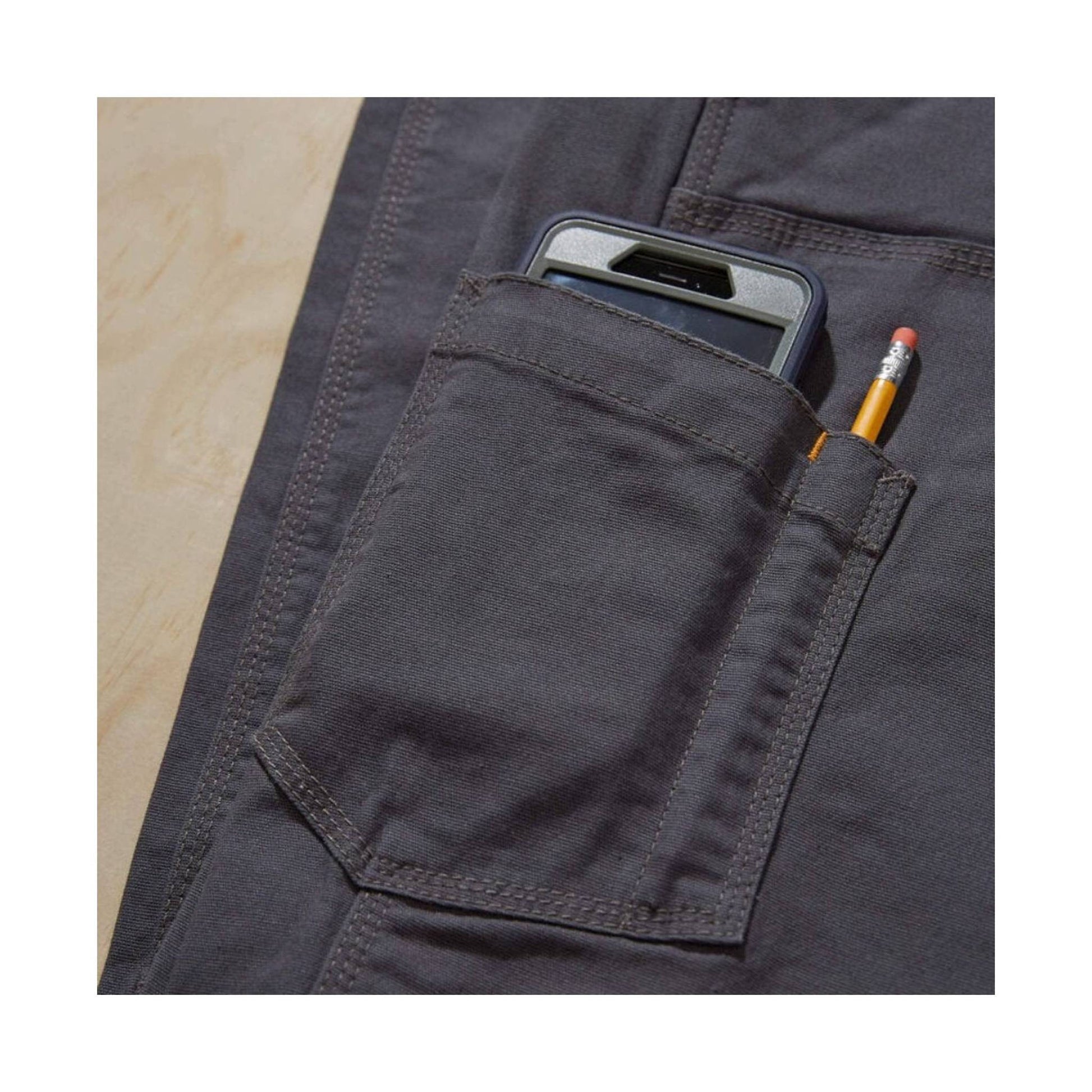 Ariat Men's Low Rise DuraStretch Straight Leg Pant - Gray by Lenny's Shoe & Apparel