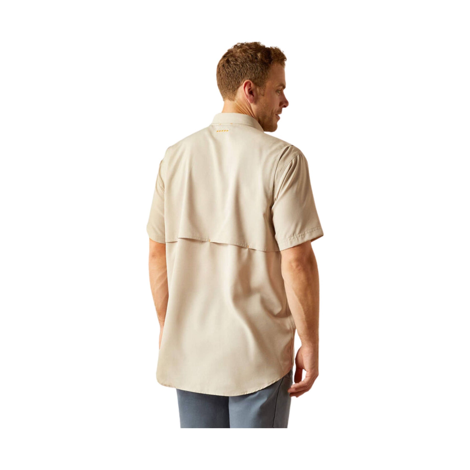 Ariat Men's Made Tough VentTEK DuraStretch Work Shirt - Island Fossil by Lenny's Shoe & Apparel
