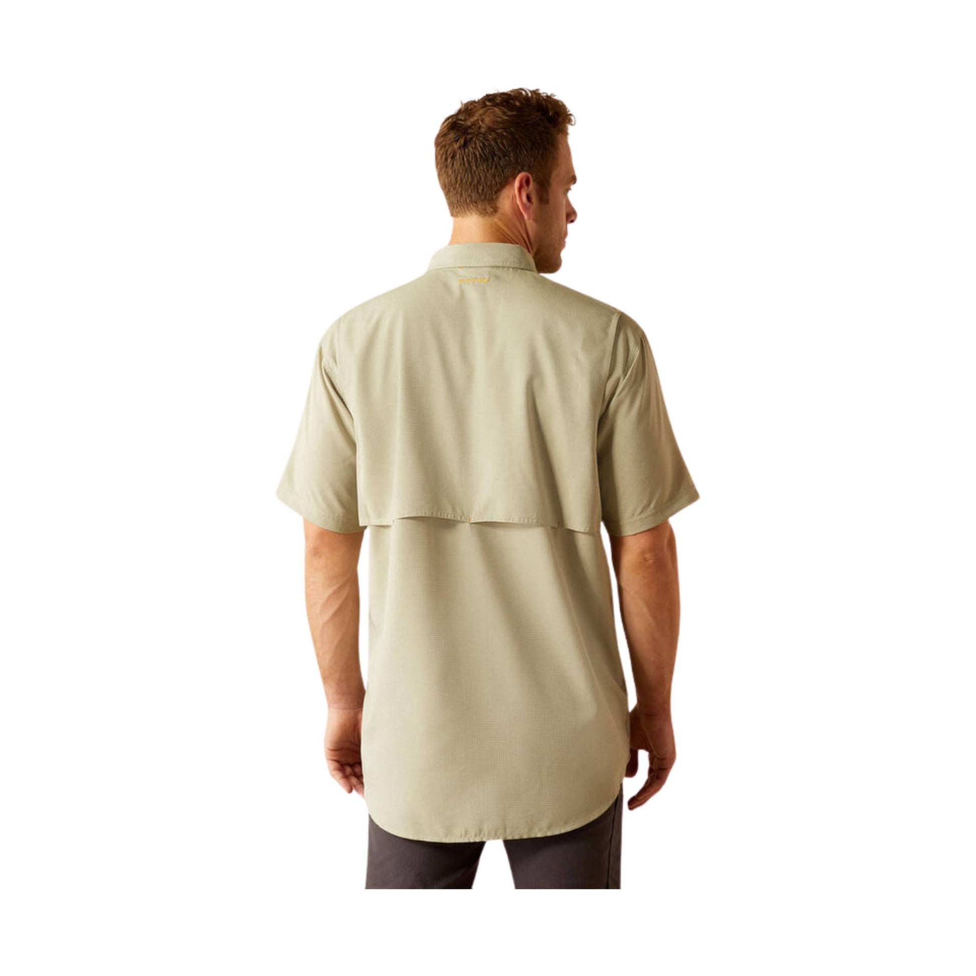 Ariat Men's Made Tough VentTEK DuraStretch Work Shirt - Oil Green by Lenny's Shoe & Apparel